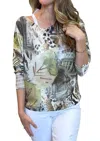 Gigi Moda Fall City Sweater In Nuetral In Multi