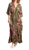 Gigi Moda Faviola Maxi Dress In Olive In Green
