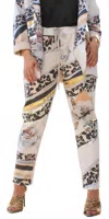Gigi Moda Figo Tie-waist Pants In Beige In Neutral