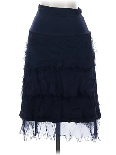 Pre-owned Gigi Moda Formal Skirt In Blue