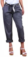 Gigi Moda Gemma Jogger Pants In Charcoal In Pink