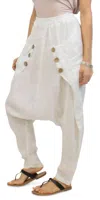 Gigi Moda Gianara Sarouel Pants In White In White