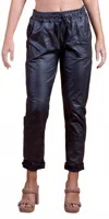 Gigi Moda Gnocca Tie-waist Pants In Black In Blue