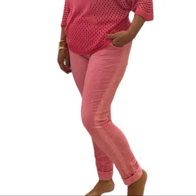Gigi Moda Italian Magic Pants In Strawberry Pink