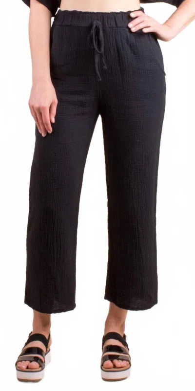 Gigi Moda Jesi Cotton Pants In Black