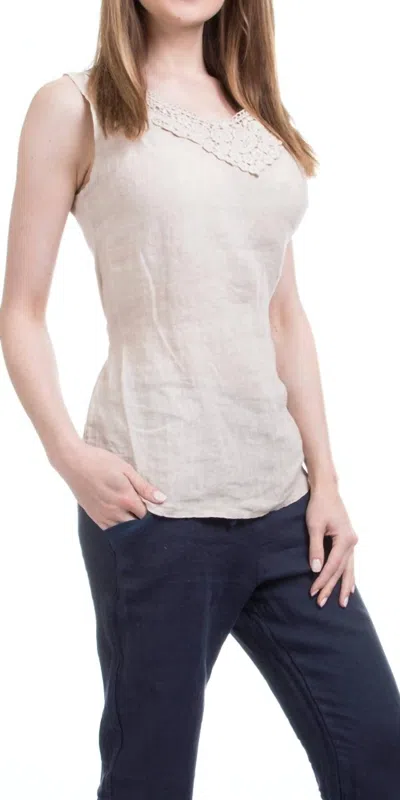 Gigi Moda Lolly Top In Cream In White