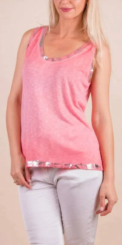 Gigi Moda Lunia Tank In Coral In Pink