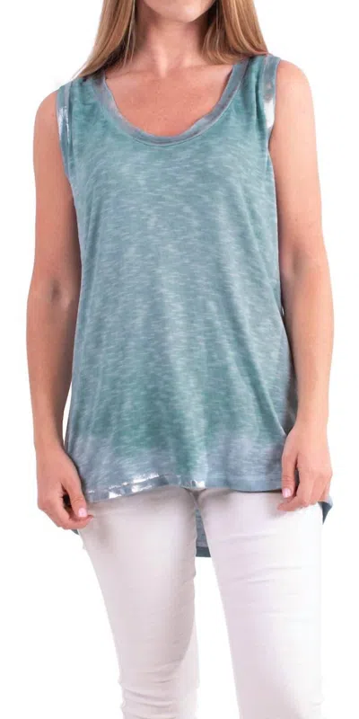 Gigi Moda Lunia Tank In Lake Green In Blue