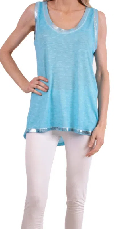 Gigi Moda Lunia Tank In Turquoise In Blue