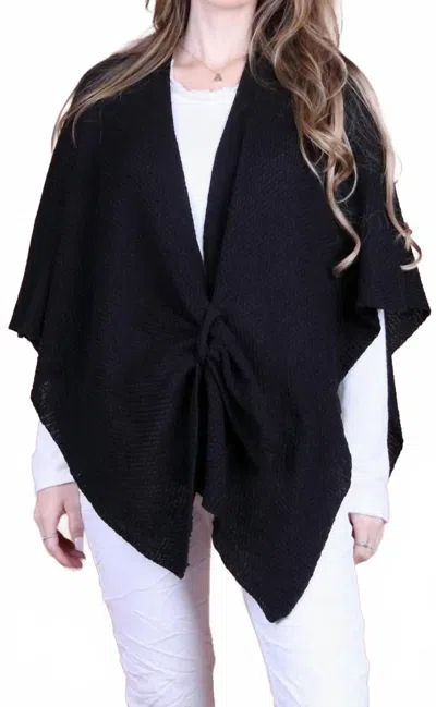 Gigi Moda Mantello Wrap In Black