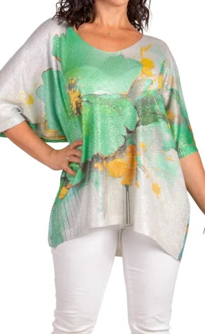 Gigi Moda Papavero Knit Top In Green