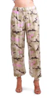 Gigi Moda Petrella Camo Jogger Pants In Cream In Multi