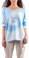 Gigi Moda Pippa Tie Dye Shirt In Blue In Blue