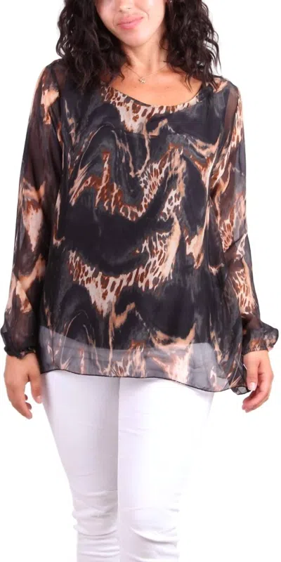 Gigi Moda Ravena Blouse In Black