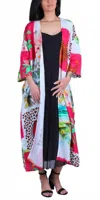 Gigi Moda Ribelle Duster In White In White