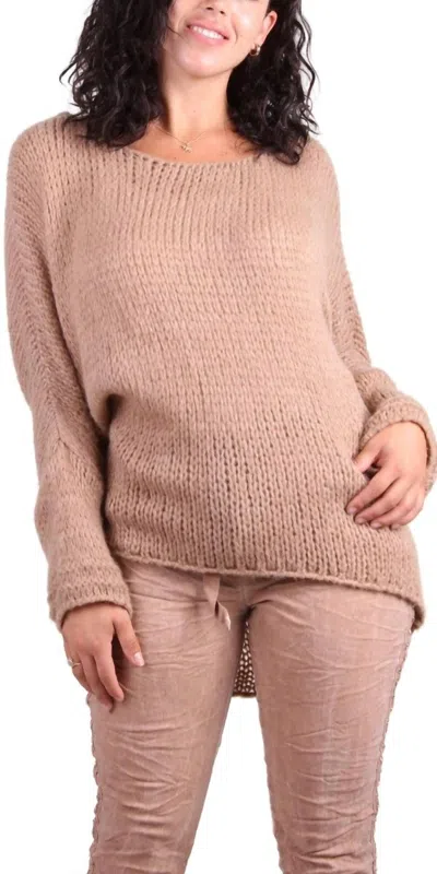 Gigi Moda Romelia Sweater In Camel In Brown