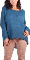 Gigi Moda Romelia Sweater In Teal In Blue