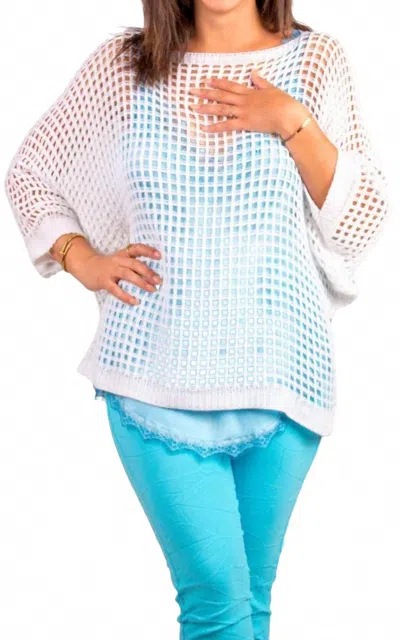 Gigi Moda Rosana Crew Neck Knit Sweater In White