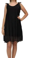 Gigi Moda Semilia Mini Dress In Black In Black