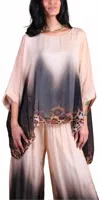 Gigi Moda Seta Savanna Kaftan Top In Cream In Neutral