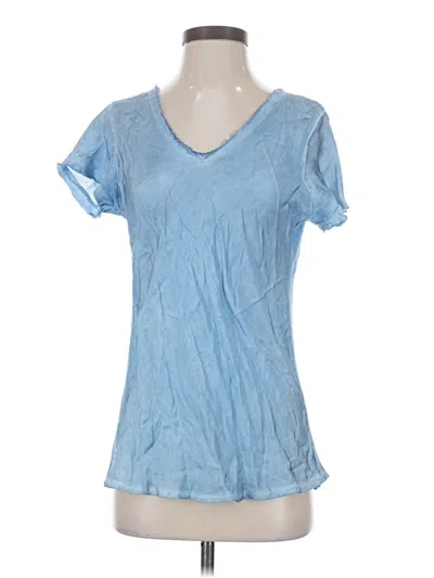 Pre-owned Gigi Moda Short Sleeve T-shirt In Blue