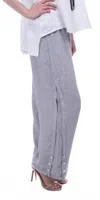 Gigi Moda Sundaze Wide Leg Pant In Gray In Gray