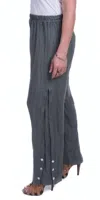 Gigi Moda Sundaze Wide Leg Pants In Olive In White