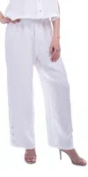 Gigi Moda Sundaze Wide Leg Pants In White In White