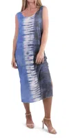 Gigi Moda Syracuse Midi Dress In Blue In Blue