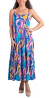 Gigi Moda Tessa Dress In Blue In Multi