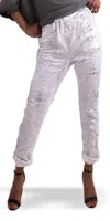 Gigi Moda Umbria Cotton Cropped Pants In White In White