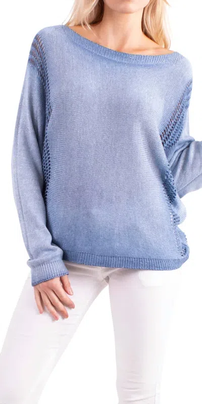 Gigi Moda Vena Sweater In Blue