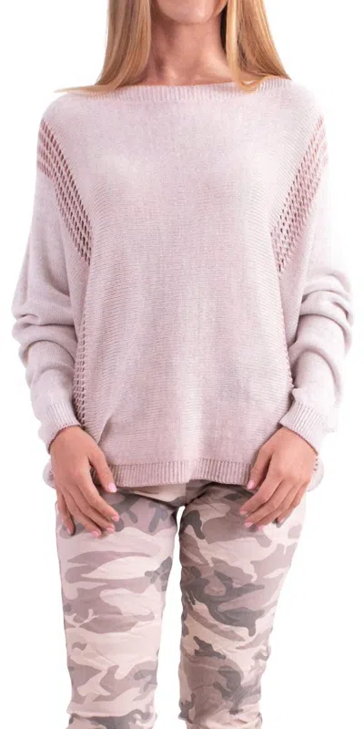 Gigi Moda Vena Sweater In Pink