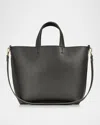 Gigi New York Austin Leather Tote Bag In Graphite