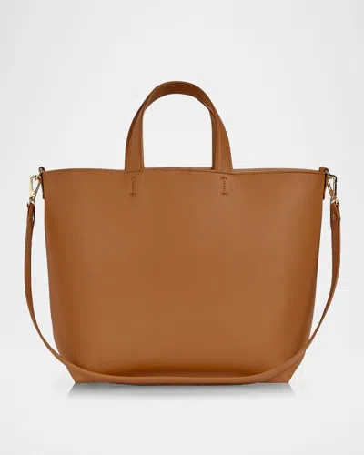 Gigi New York Austin Leather Tote Bag In British Tan