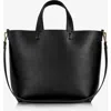 Gigi New York Austin Leather Tote Bag In Black
