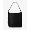 Gigi New York Avery Leather Bucket Bag In Black