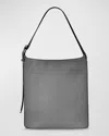 Gigi New York Avery Calf Leather Bucket Bag In Graphite