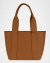 Gigi New York Bailey Leather Tote Bag In British Tan