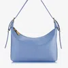 Gigi New York Women's Blake Leather Shoulder Bag In French Blue