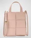 Gigi New York Chloe Mini Woven Shopper Top-handle Bag In Nude