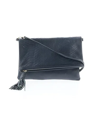 Pre-owned Gigi New York Crossbody Bag In Blue