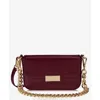 Gigi New York Edie Shoulder Bag In Bordeaux