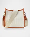 Gigi New York Elle Raffia Crossbody Bag