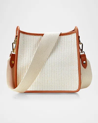 Gigi New York Elle Raffia Crossbody Bag
