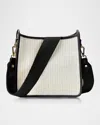 Gigi New York Elle Raffia Crossbody Bag