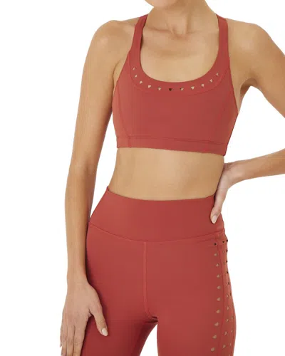 Gigi New York Gigi C Annabelle Sports Bra In Red