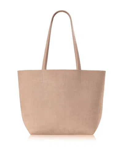 Gigi New York Hunter Nubuck Leather Extra-large Tote Handbag In Brown