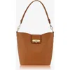 Gigi New York Isabel Bucket Bag In Brown