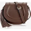 Gigi New York Jenni Saddle Bag In Brown